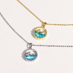 Marina Ocean Crystal Necklace