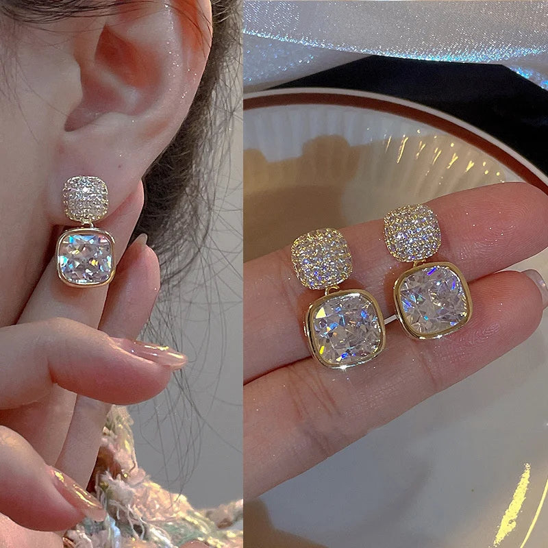 Maëlle Crystal Drop Earrings