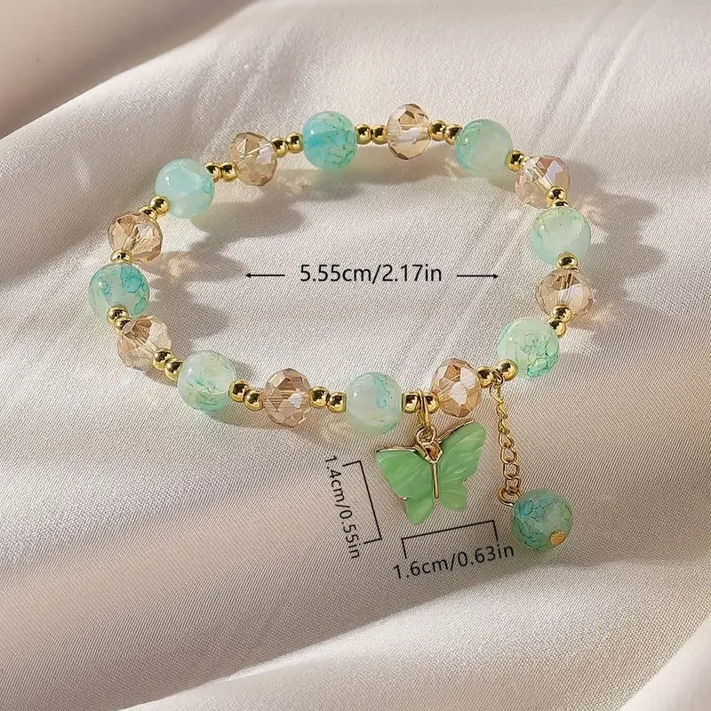 Amélie Butterfly Charm Bracelet