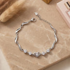 Liora Heart Wave Bracelet