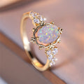 Opaline Bloom Ring