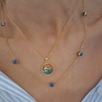 Marina Ocean Crystal Necklace
