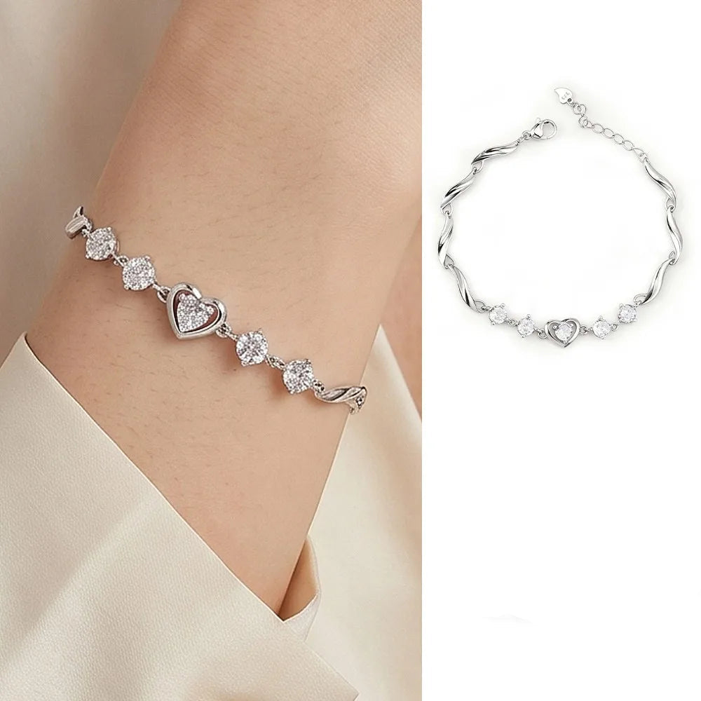 Liora Heart Wave Bracelet