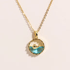 Marina Ocean Crystal Necklace