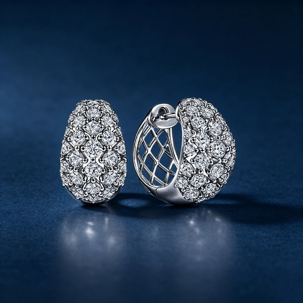 Élise Zirconia Hoop Earrings