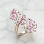 Rosalie Blush Crystal Ring