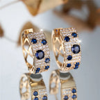 Noélia Sapphire Hoop Earrings