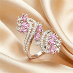 Rosalie Blush Crystal Ring