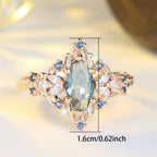 Seraphine Blue Marquise Ring