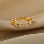 Éloise Pavé Link Ring