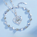 Céleste Heart Jewellery Set