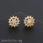 Clémence Floral Zirconia Earrings