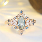 Seraphine Blue Marquise Ring