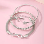Léonie Crystal Bracelet Set