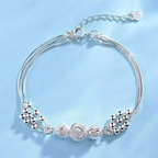 Amélie Silver Bead Jewellery Set